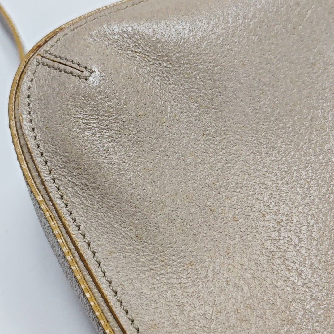 Calfskin Shoulder Bag Beige