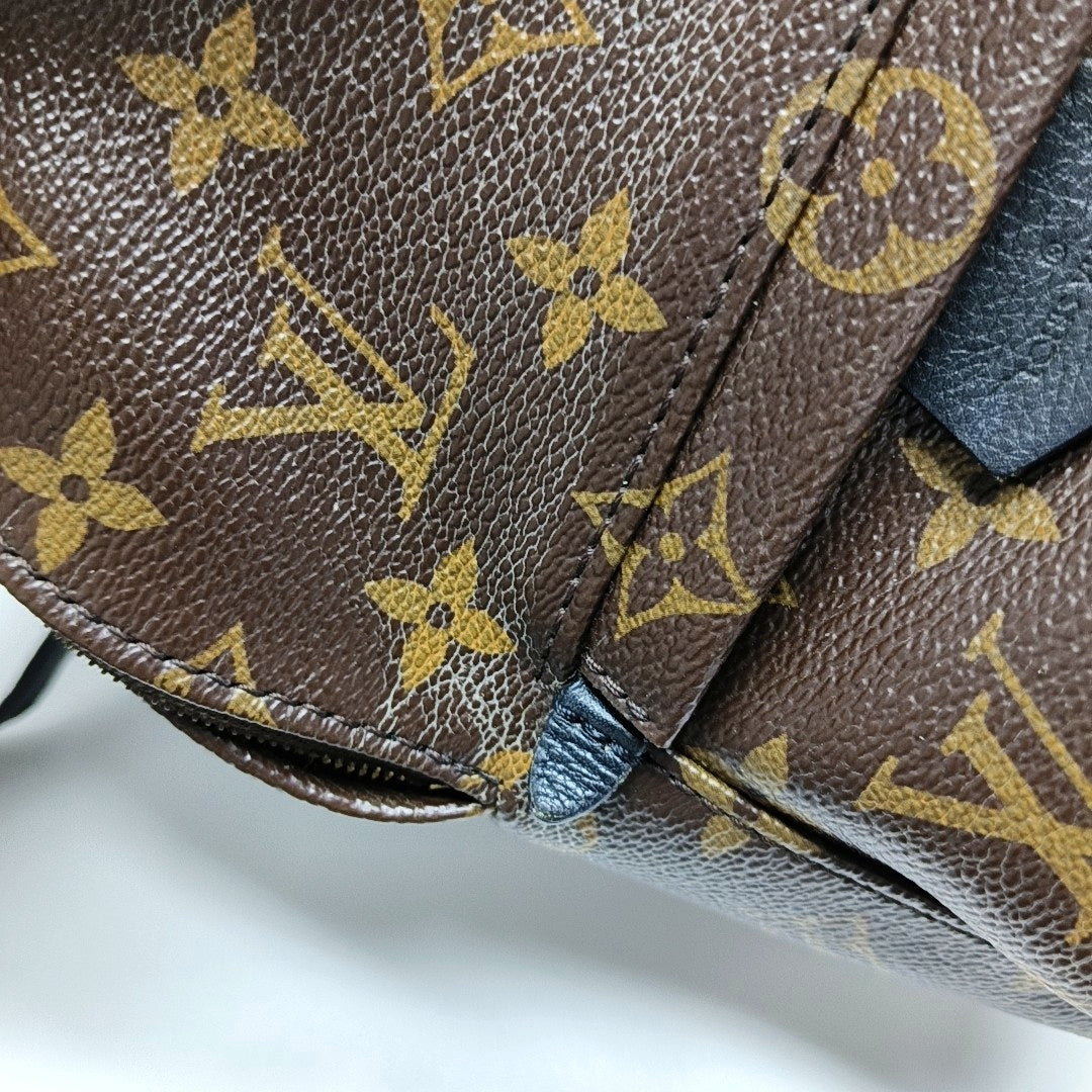 PALM SPRINGS Mini Monogram Coated Canvas Brown