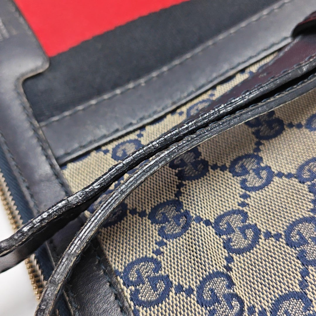 Rania Monogram Canvas Blue