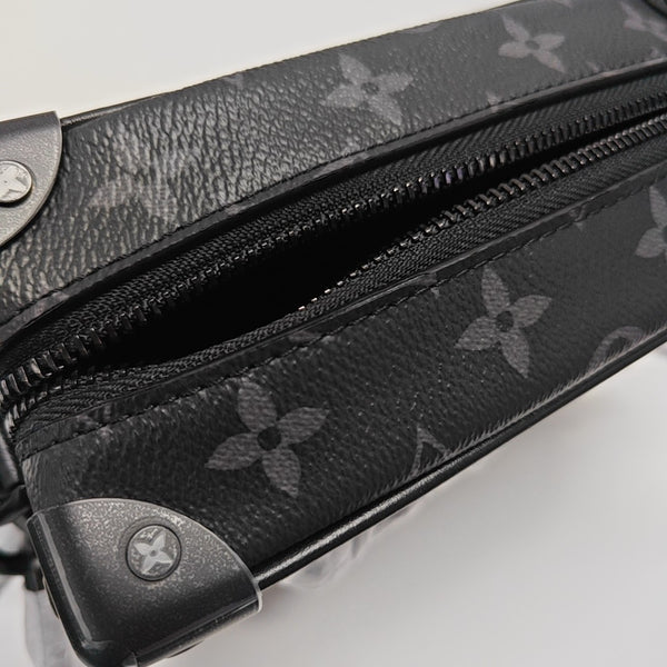 SOFT TRUNK Mini Monogram Coated Canvas Black