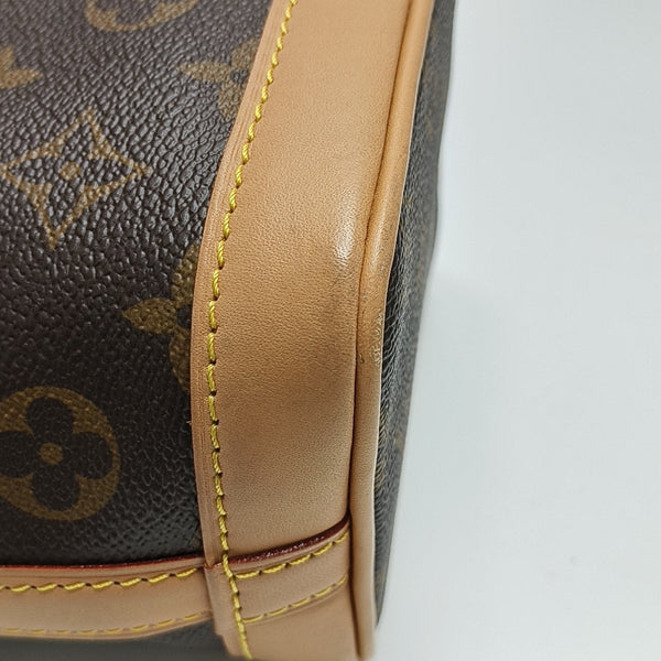 NOÉ Nano Monogram Coated Canvas Brown