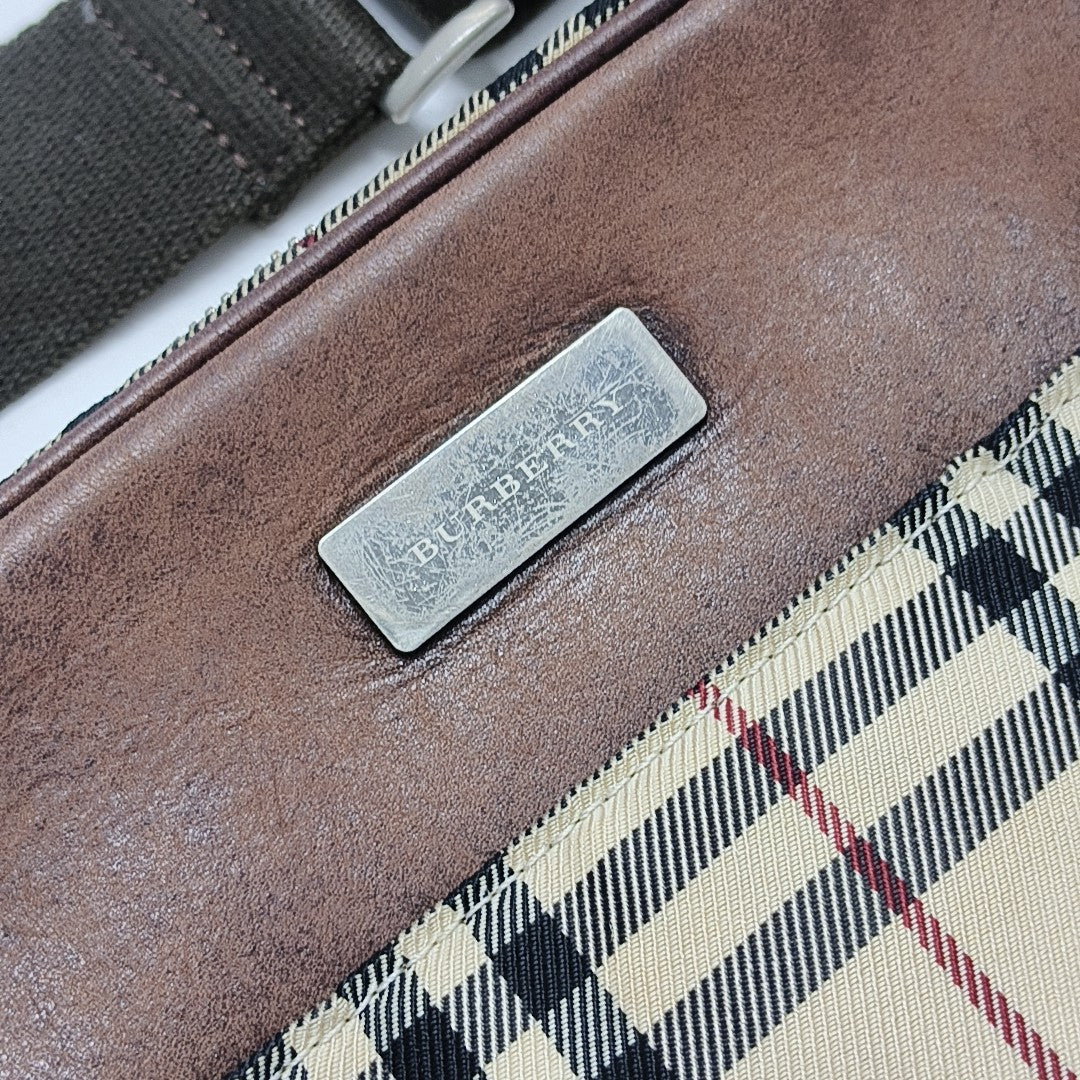 Canvas Shoulder Bag Brown