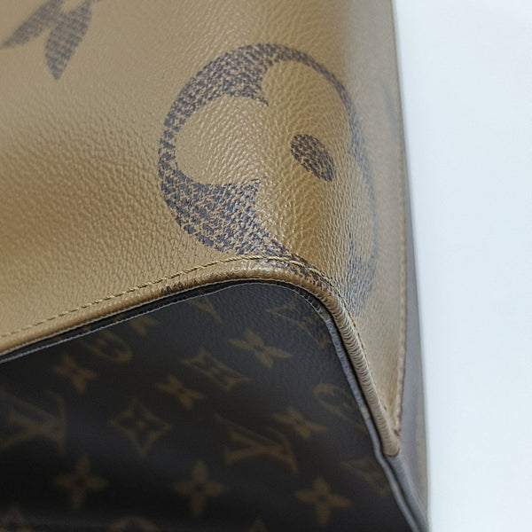 ONTHEGO MM Monogram Coated Canvas Brown