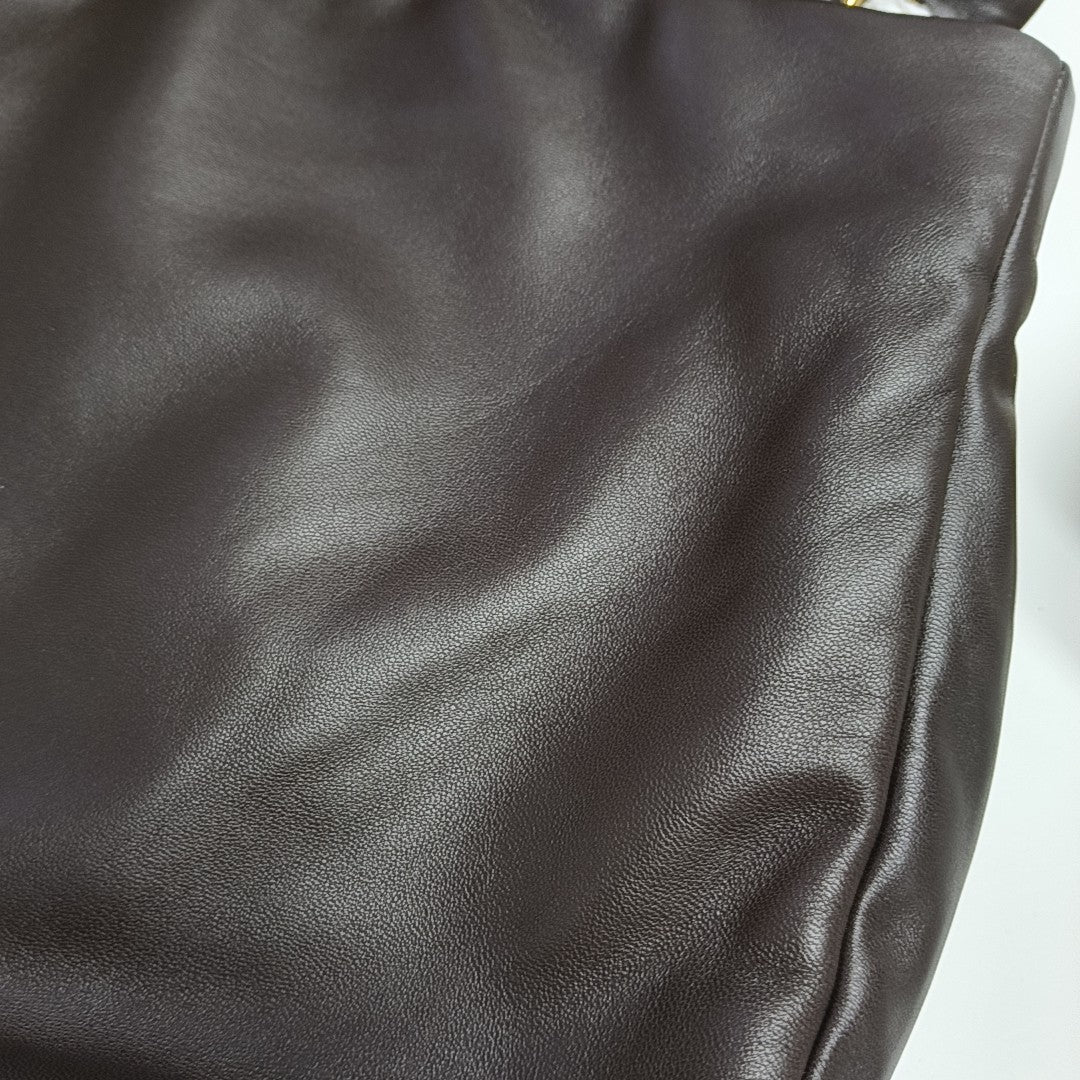 JAMIE 4.3 Quilted Lambskin Brown
