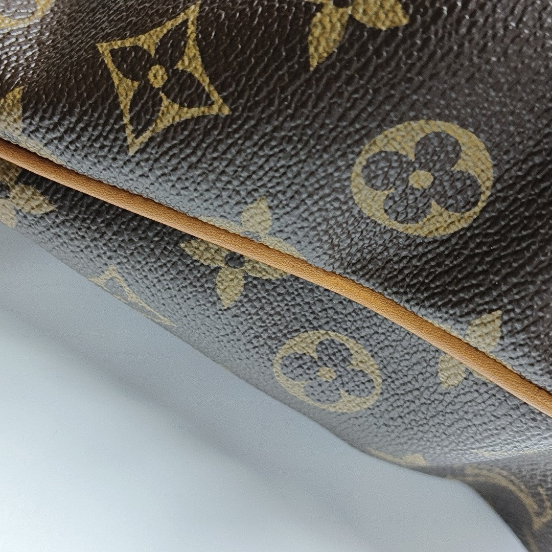 PALERMO PM Monogram Coated Canvas Brown