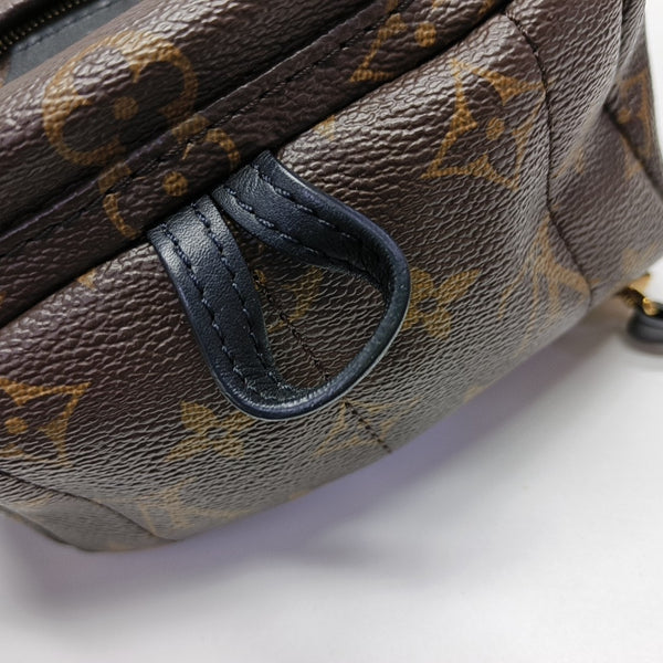 PALM SPRINGS Mini Monogram Coated Canvas Brown