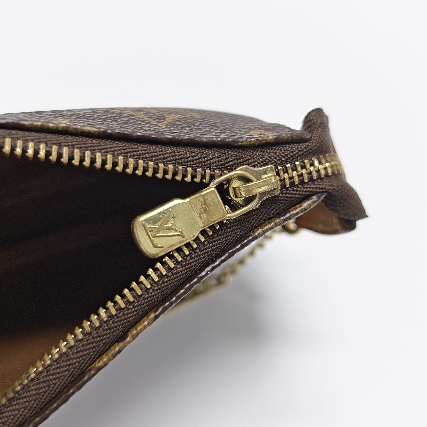 ACCESSOIRES Mini Monogram Coated Canvas Brown