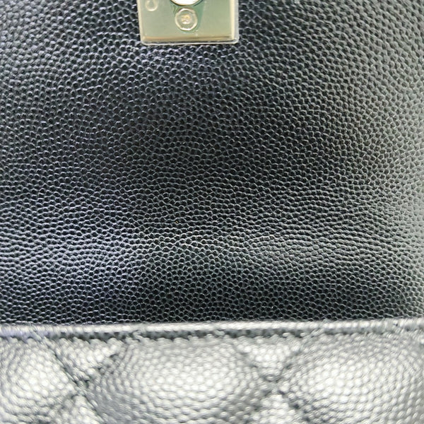COCO HANDLE Grained Calfskin Black