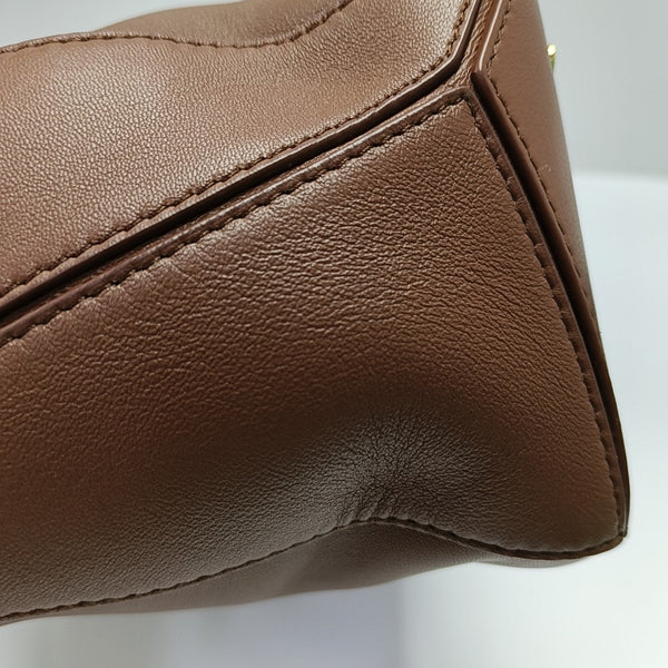 Featherlight Puzzle Small Lambskin Brown