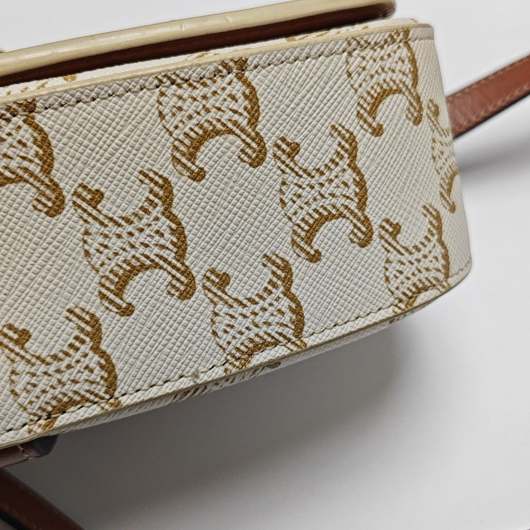 TABOU Mini Coated Canvas White