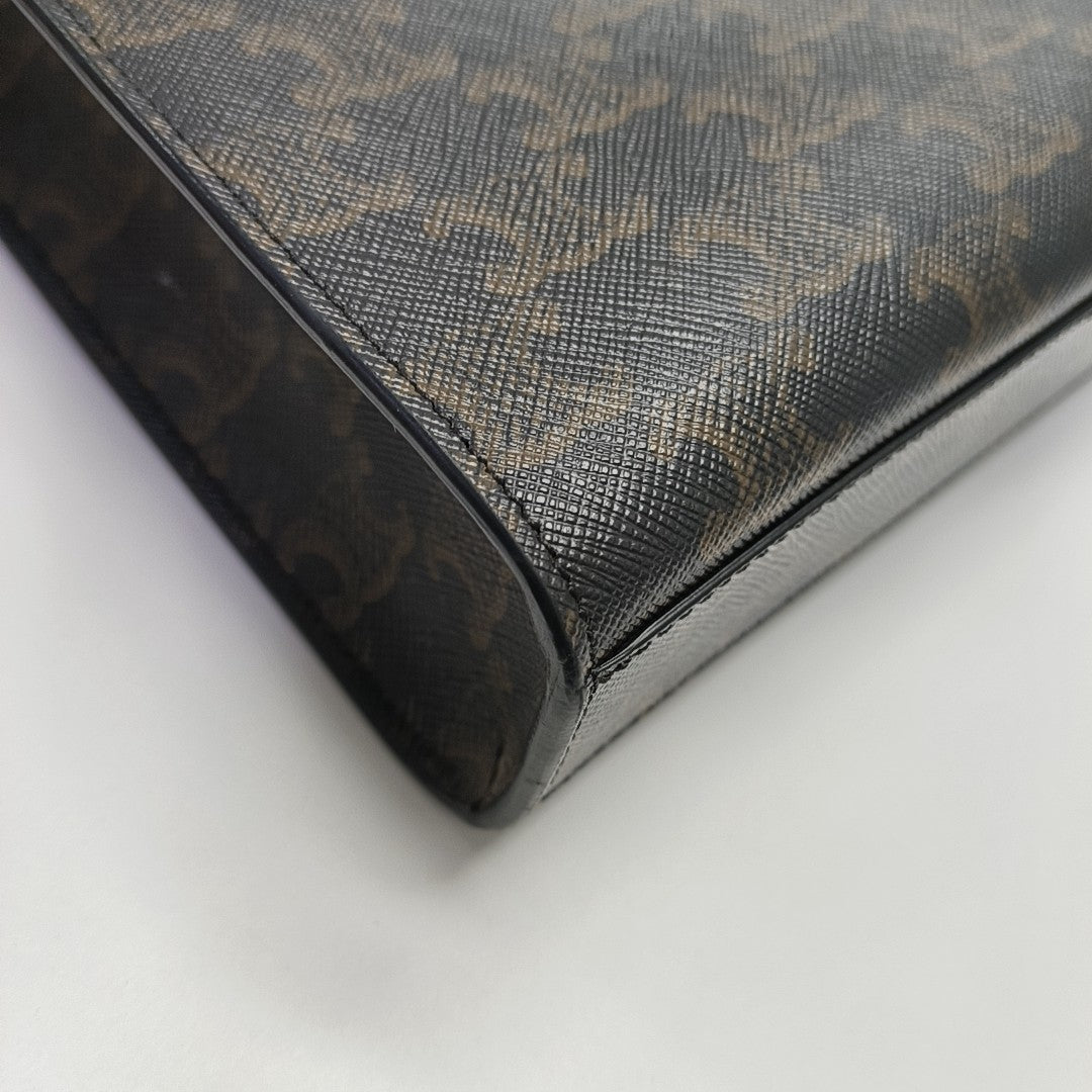 CABAS CELINE Mini Coated Canvas Brown