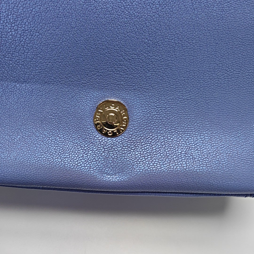 SERPENTI CABOCHON Small Quilted Lambskin Blue