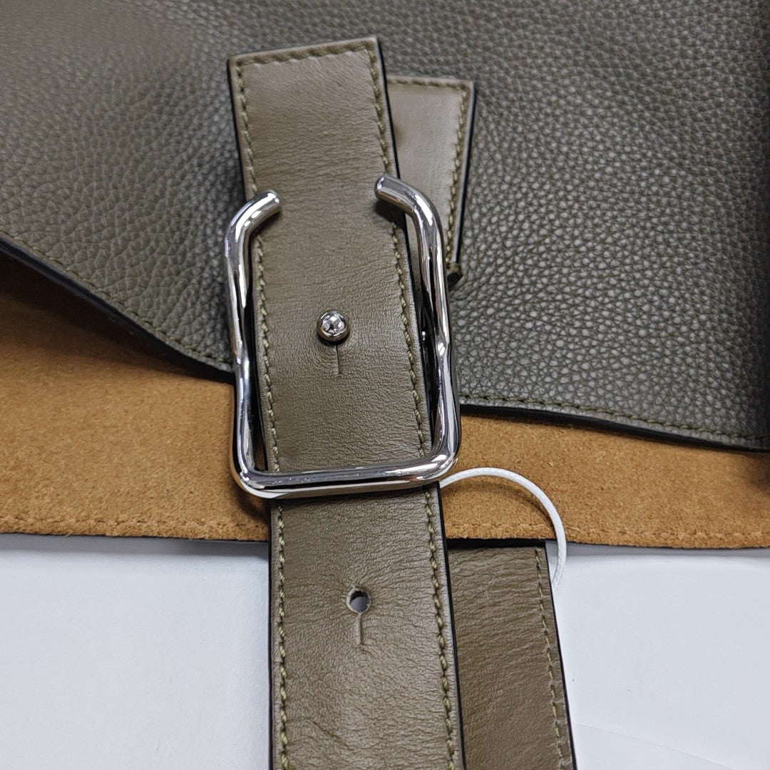 Buckle Calfskin Green