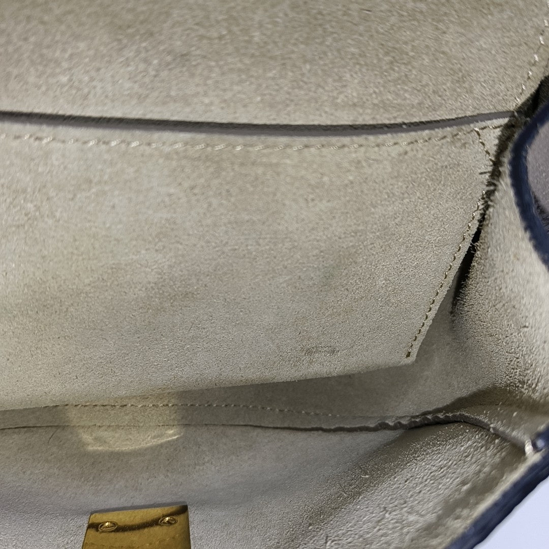Drew Mini Calfskin Gray