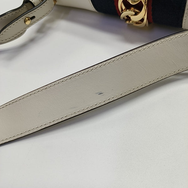 Sylvie Small Calfskin White