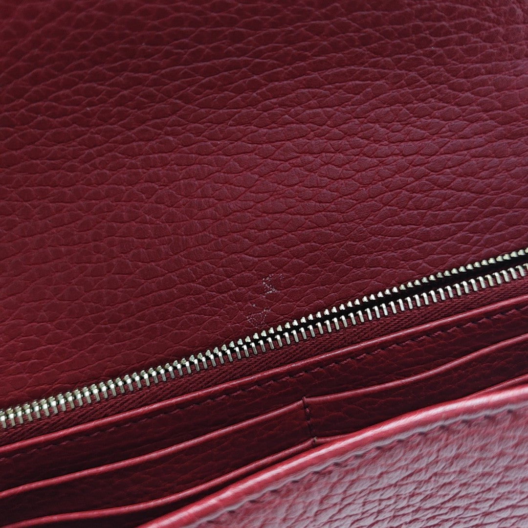 Calfskin Shoulder Bag Red
