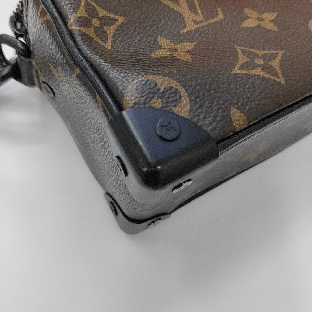 SOFT TRUNK Mini Monogram Coated Canvas Brown