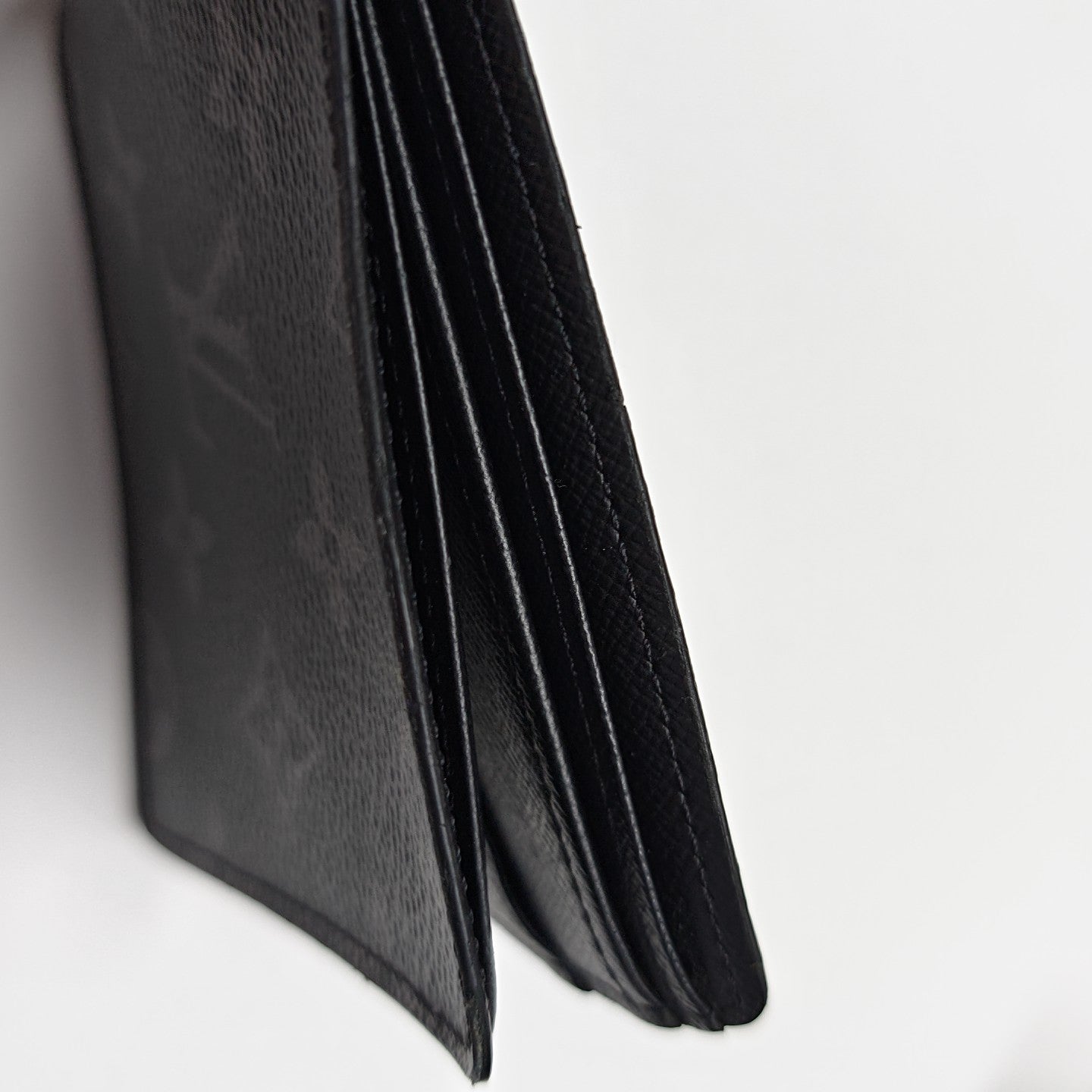 SLENDER Monogram Coated Canvas Black Wallet