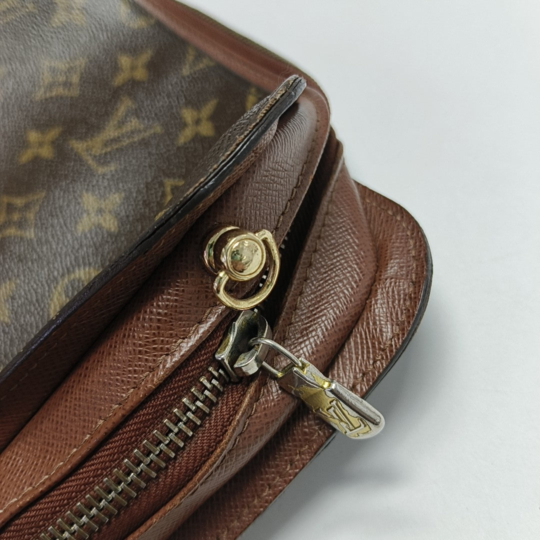 SAC BANDOULIERE Monogram Coated Canvas Brown