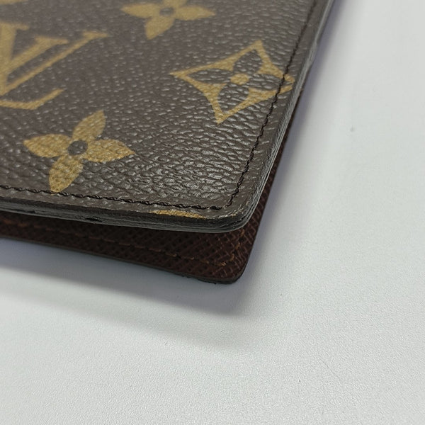 Monogram Coated Canvas Card Holder Brown