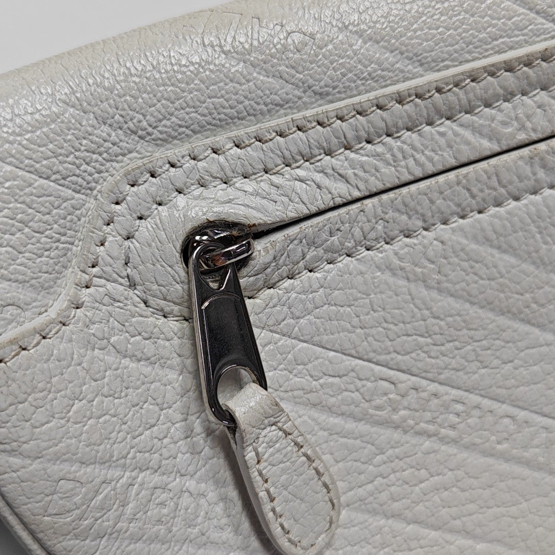 Souvenirs Quilted Calfskin White