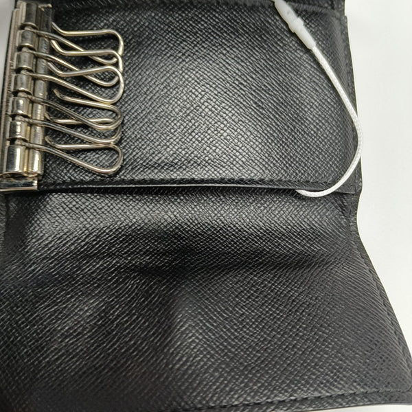 Damier Graphite Coated Canvas Key Pouch Gray