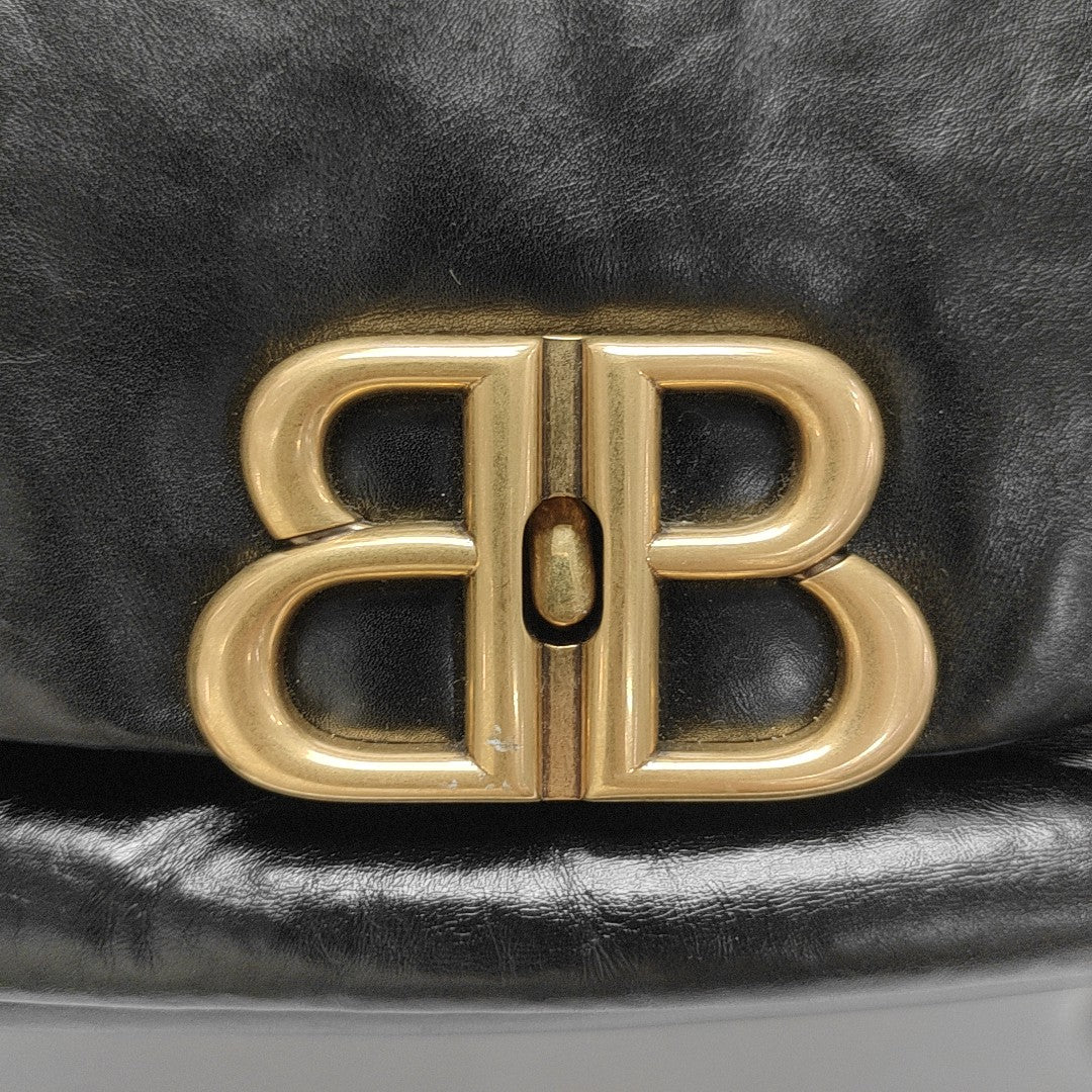Monaco Small Calfskin Black