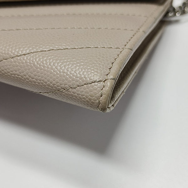 MONOGRAM Chevron Calfskin Pink