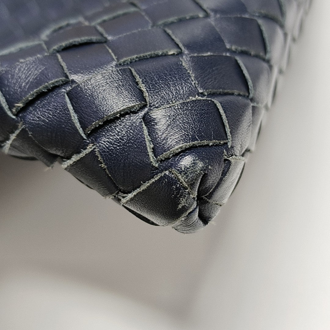Calfskin Crossbody Bag Blue