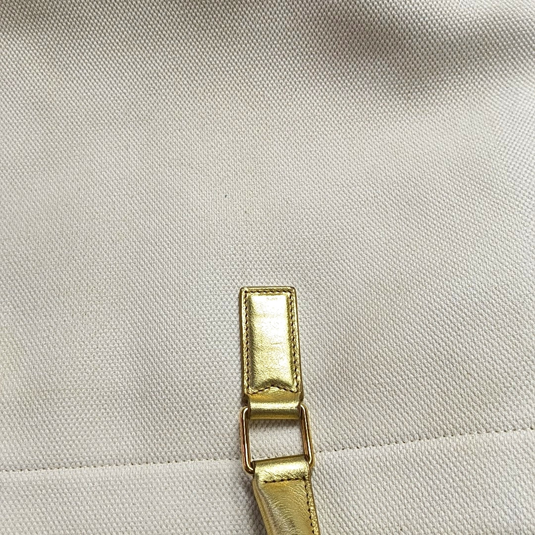 Authenticated pre-owned  CABAS CELINE Fabric White - Top Handle Bag at Looply