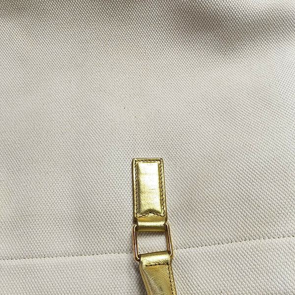 Authenticated pre-owned  CABAS CELINE Fabric White - Top Handle Bag at Looply