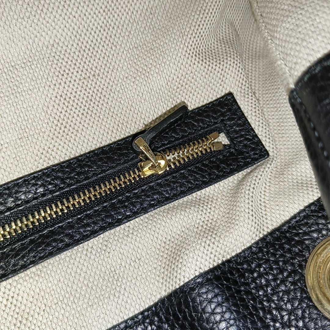 Soho Large Calfskin Black