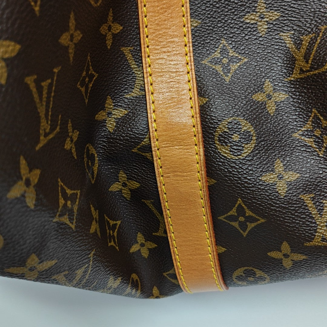SAC SOUPLE 55 Monogram Coated Canvas Brown