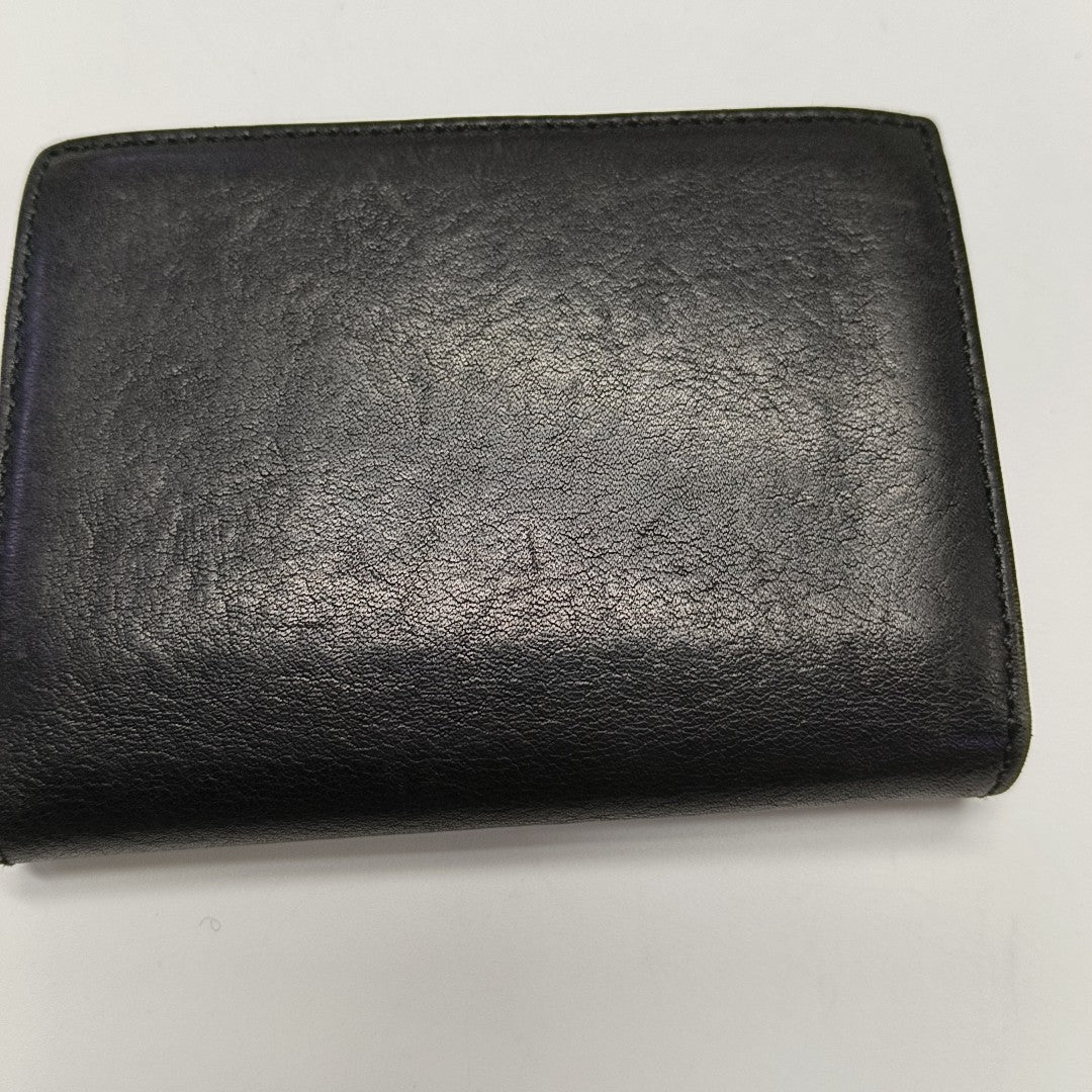Calfskin Card Holder Black