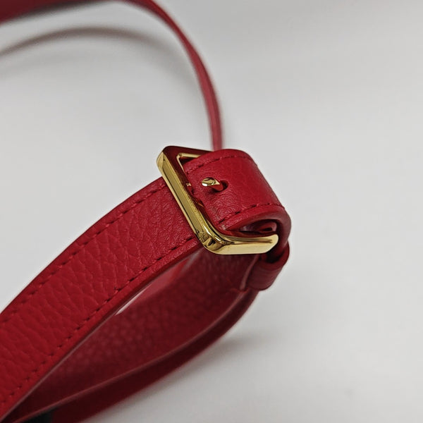 CAPUCINES MM Calfskin Red