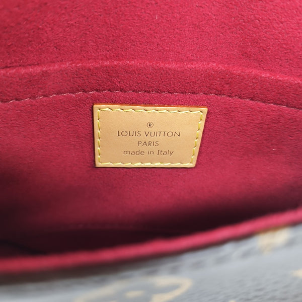 TAMBOURINE Monogram Coated Canvas Brown