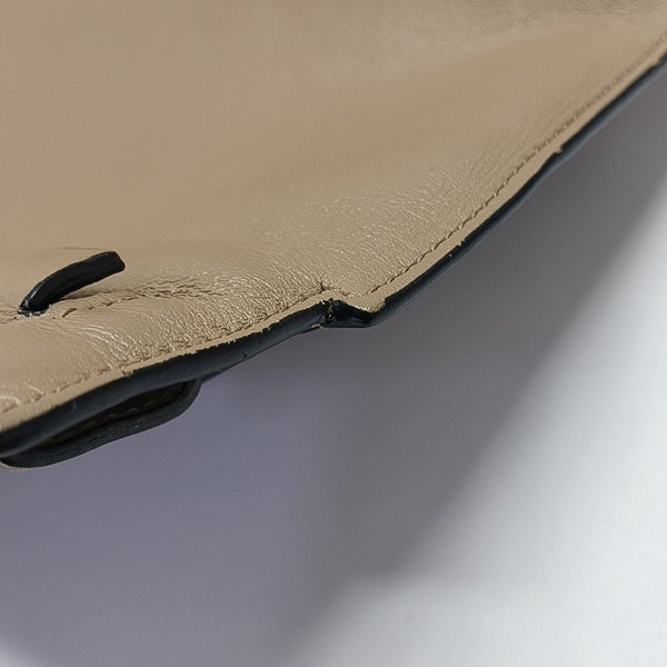T Pouch Calfskin Beige