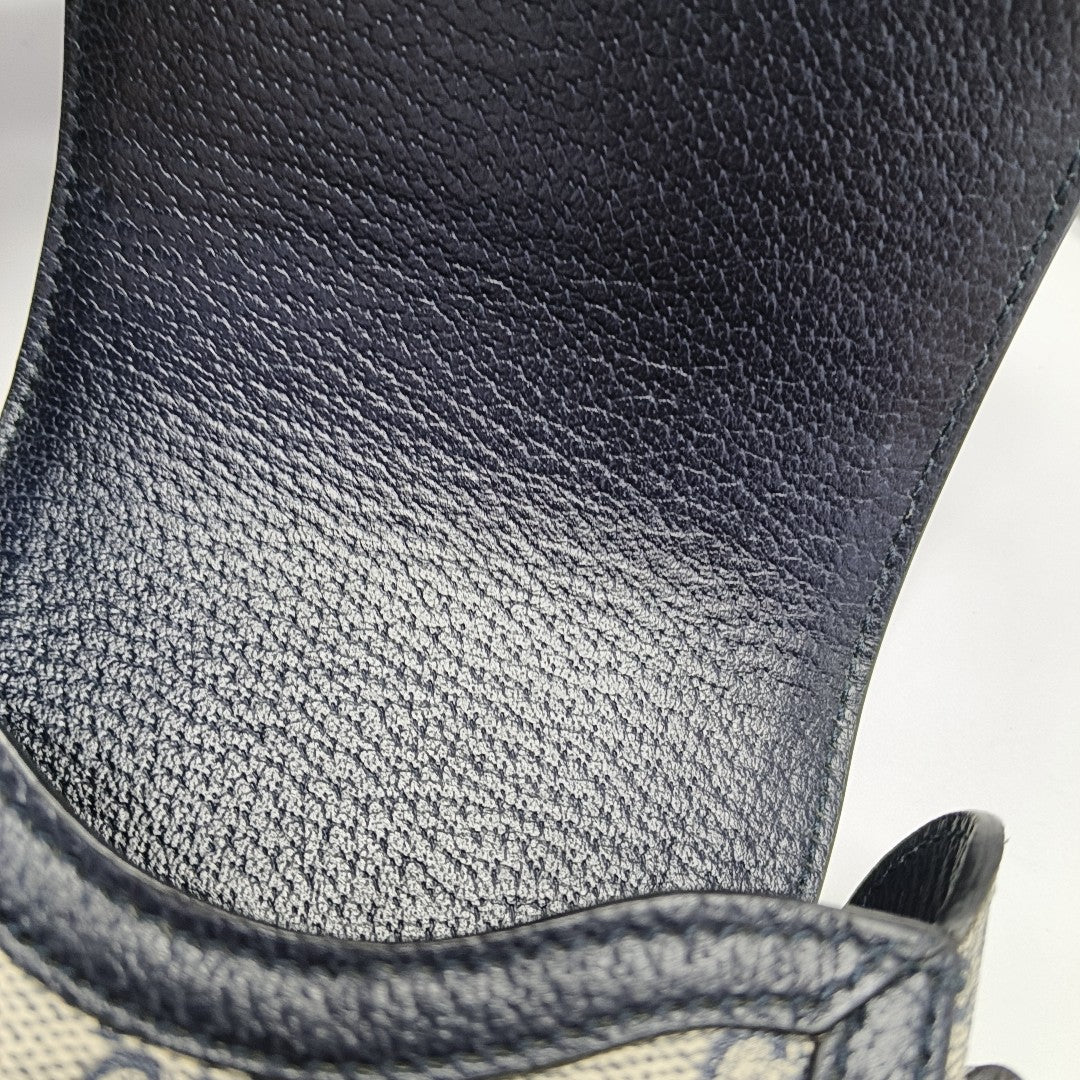 Horsebit 1955 Mini Monogram Coated Canvas Beige