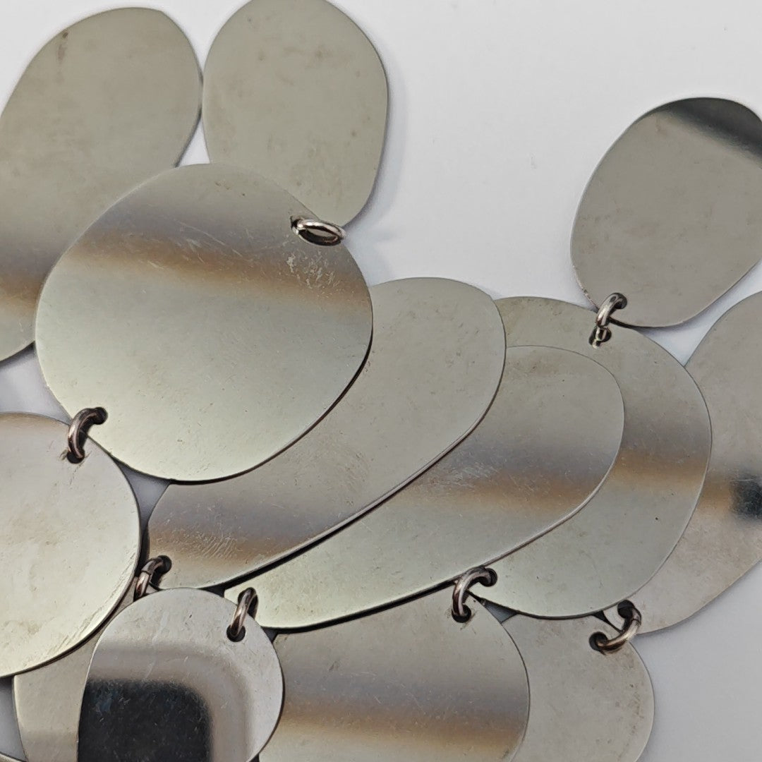 Metal Silver Stud Earrings
