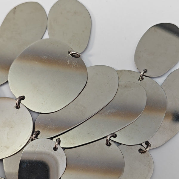 Metal Silver Stud Earrings
