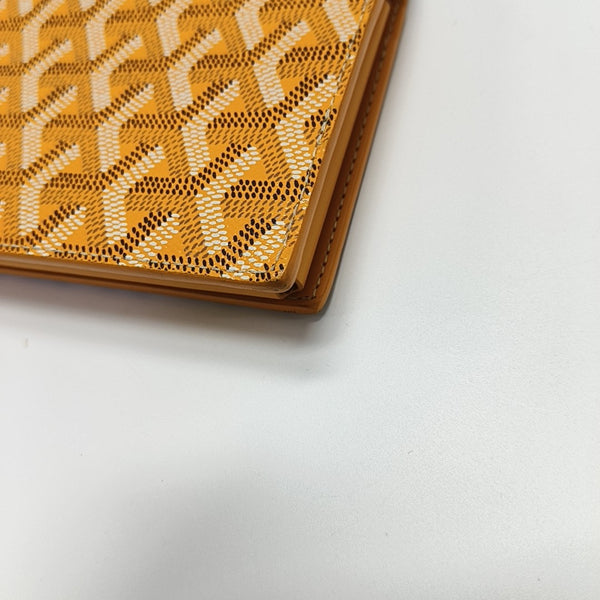 Coated Canvas Wallet Yellow