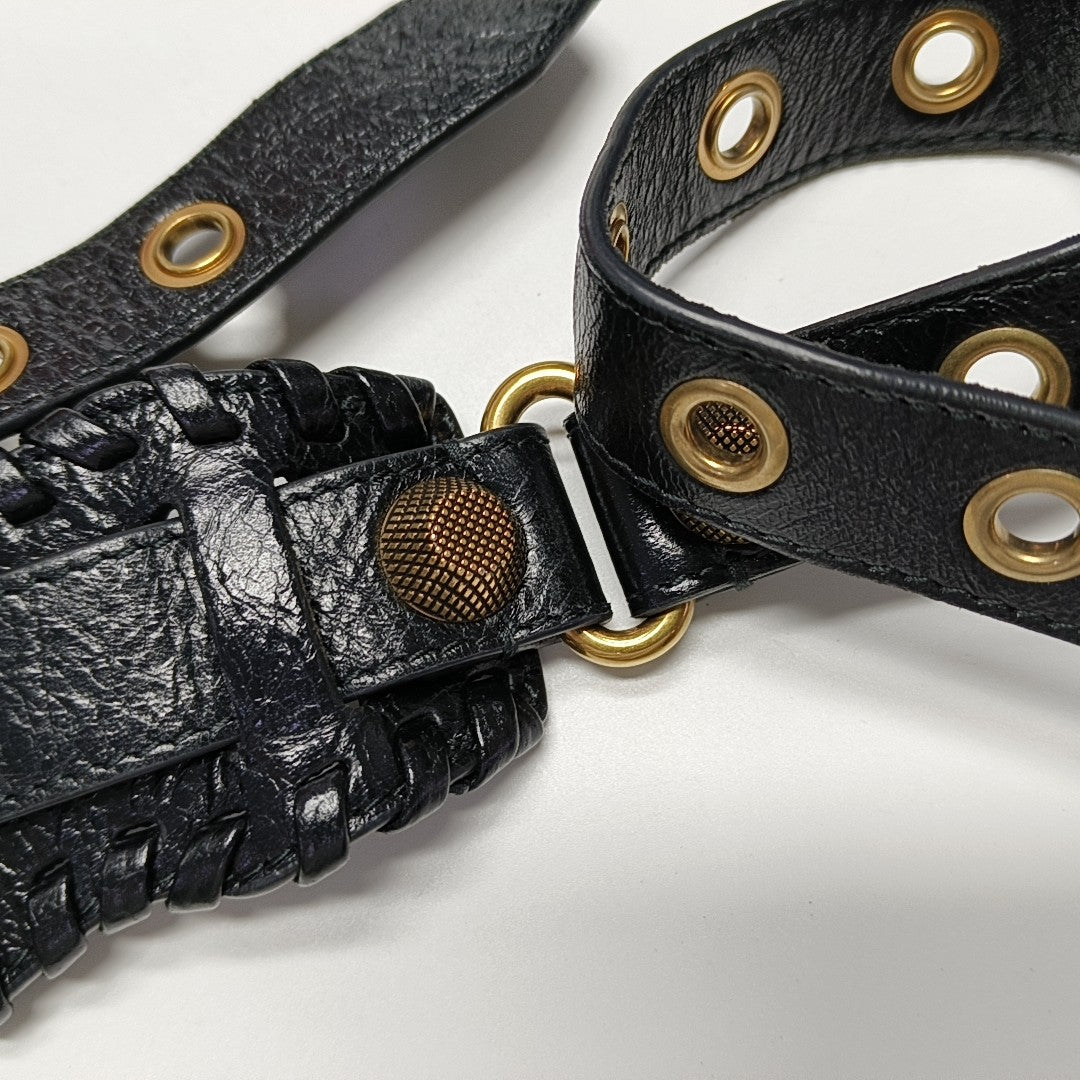 Le Cagole Small Calfskin Black