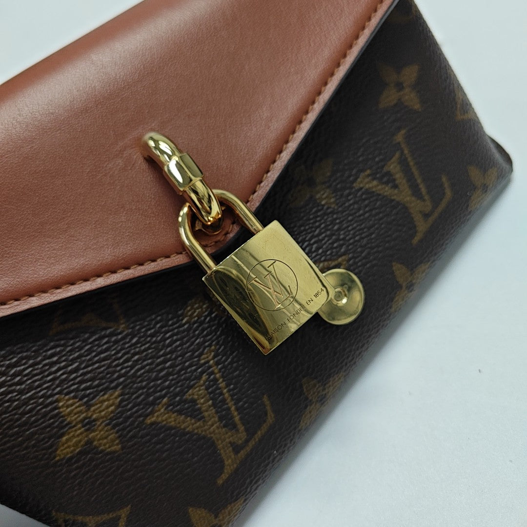 PADLOCK Monogram Coated Canvas Brown