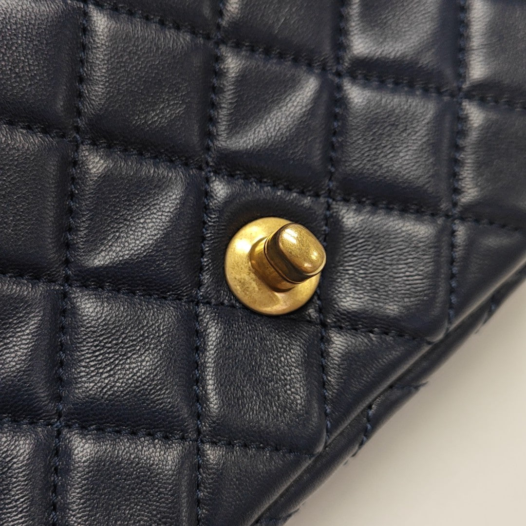 CLASSIC FLAP Mini Quilted Lambskin Blue