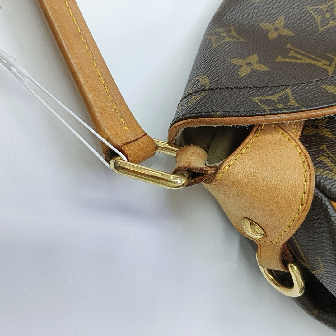 BEVERLY MM Monogram Coated Canvas Brown