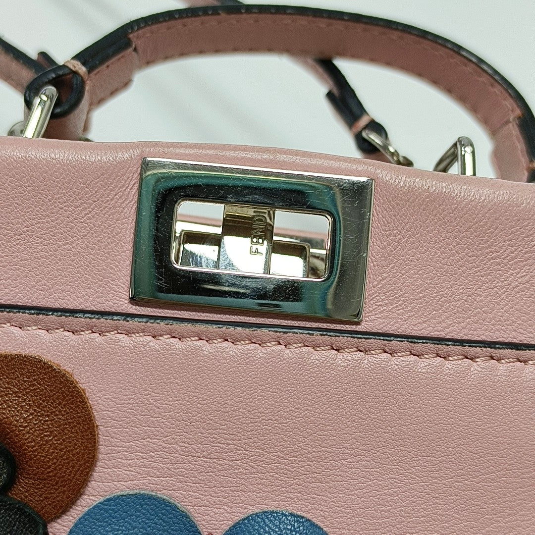 Authenticated pre-owned  Peekaboo Mini Calfskin Pink - Shoulder Bag at Looply
