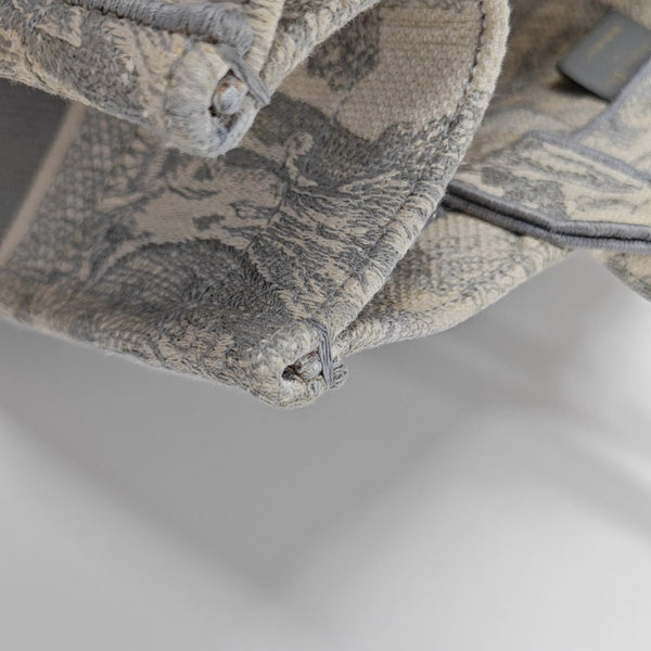 Book Tote Medium Canvas Gray