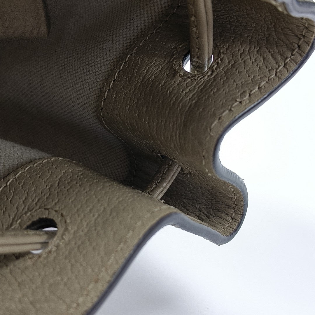 Monogram Coated Canvas Backpack Beige