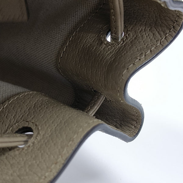 Monogram Coated Canvas Backpack Beige