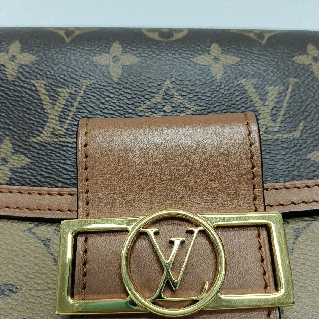 DAUPHINE Mini Coated Canvas Brown